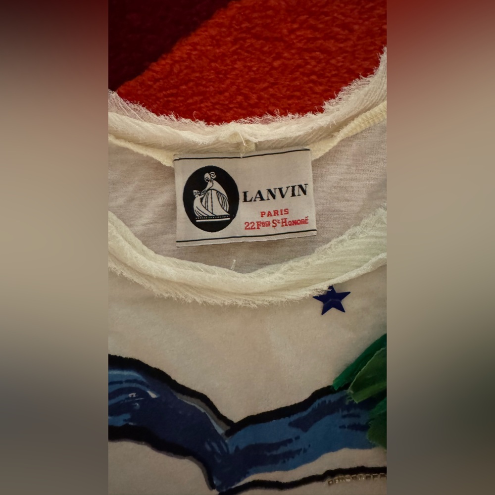 LANVIN T-shirt (runs bigger) - Picture 6 of 10